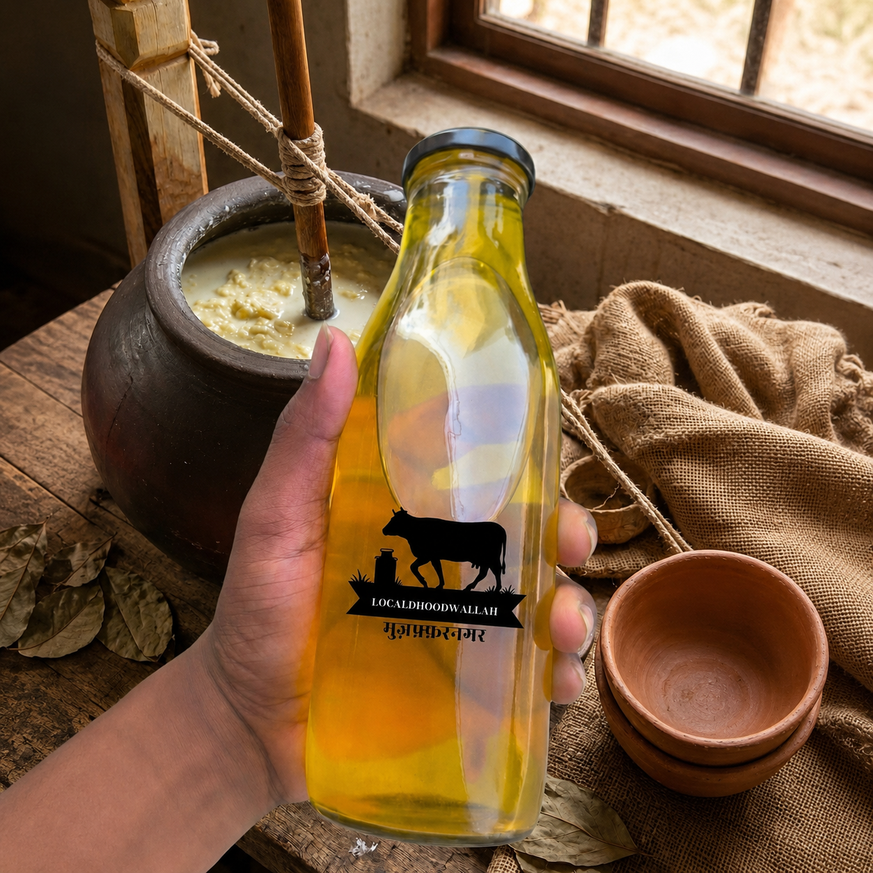 Pure A2 Cow Desi Bilona Ghee 1000Gram